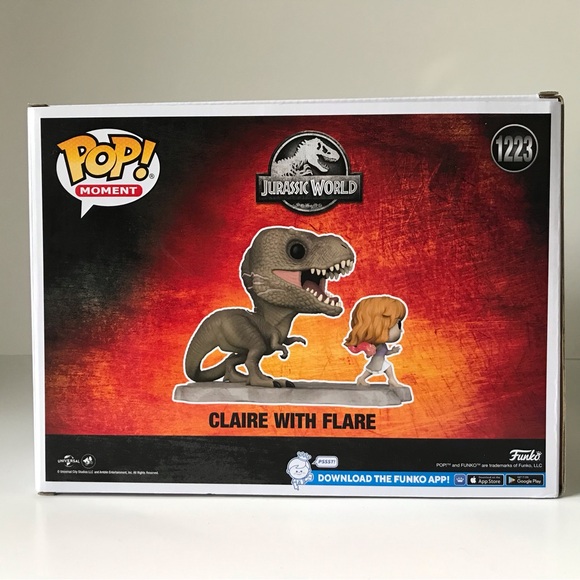 Funko Pop! Claire with Flare Jurassic World #1223 Walmart Exclusive NEW - Picture 4 of 7